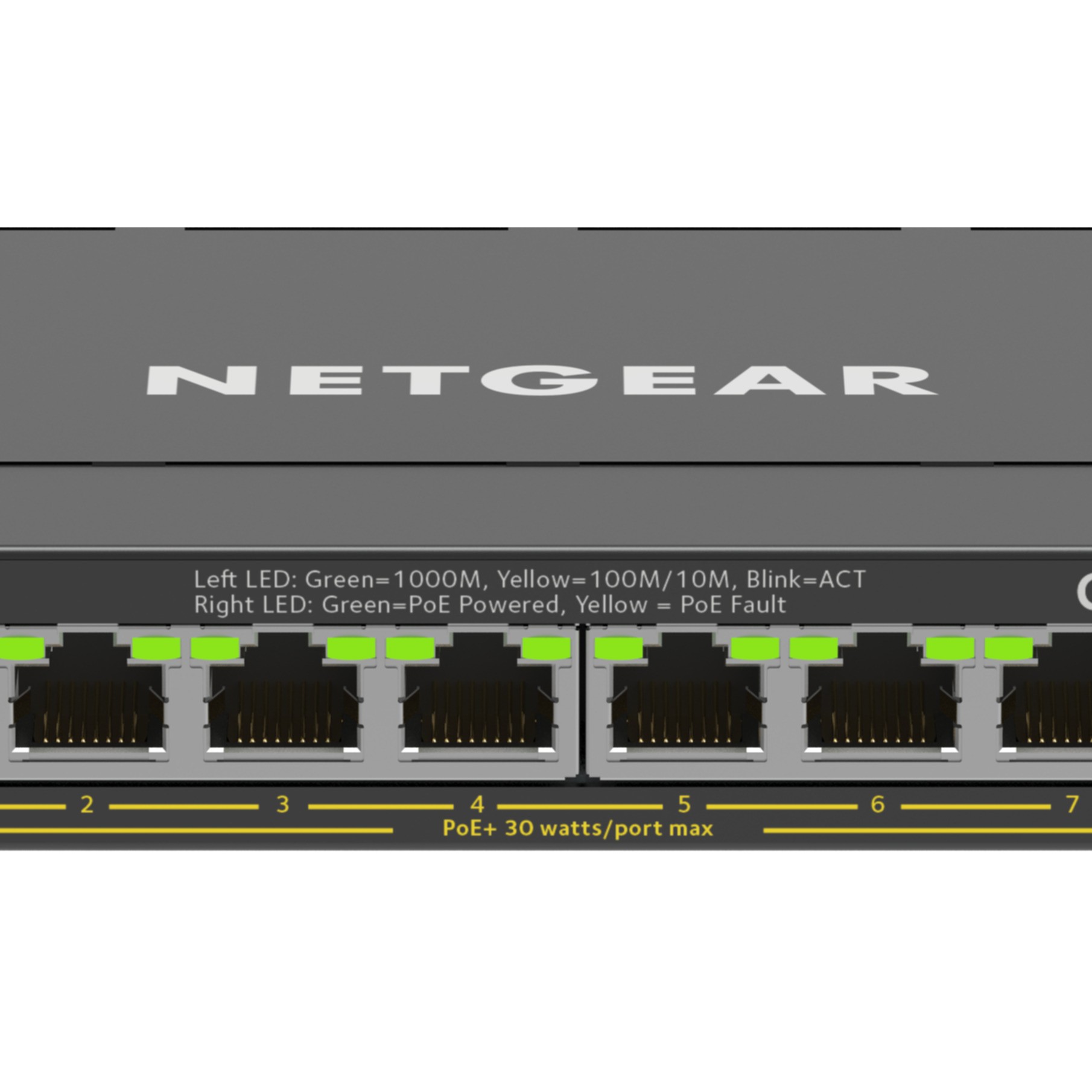 NETGEAR Plus Switch 8-port 10/100/1000 GS308EPP-100PES