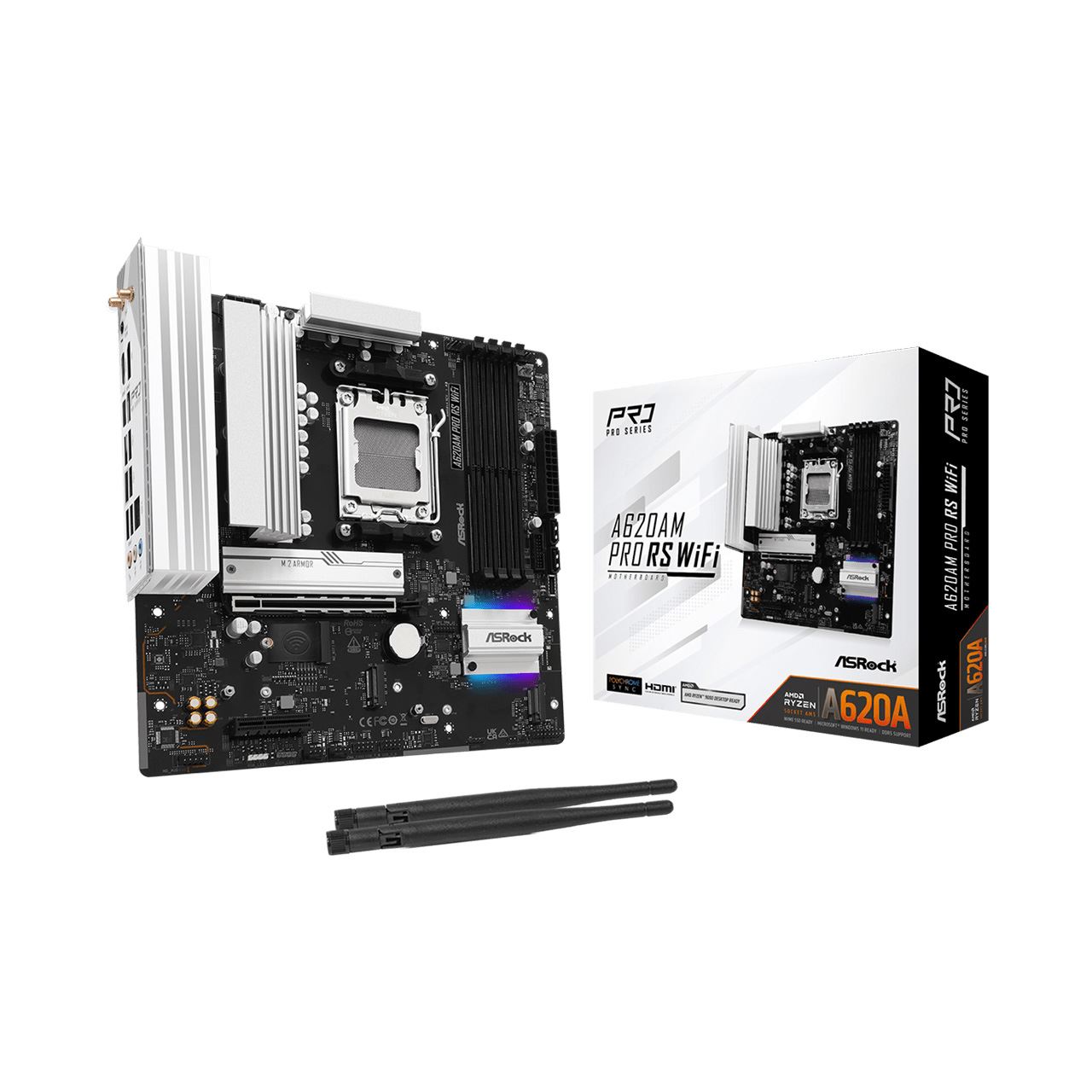 ASROCK A620AM PRO RS WIFI (AM5) (D)