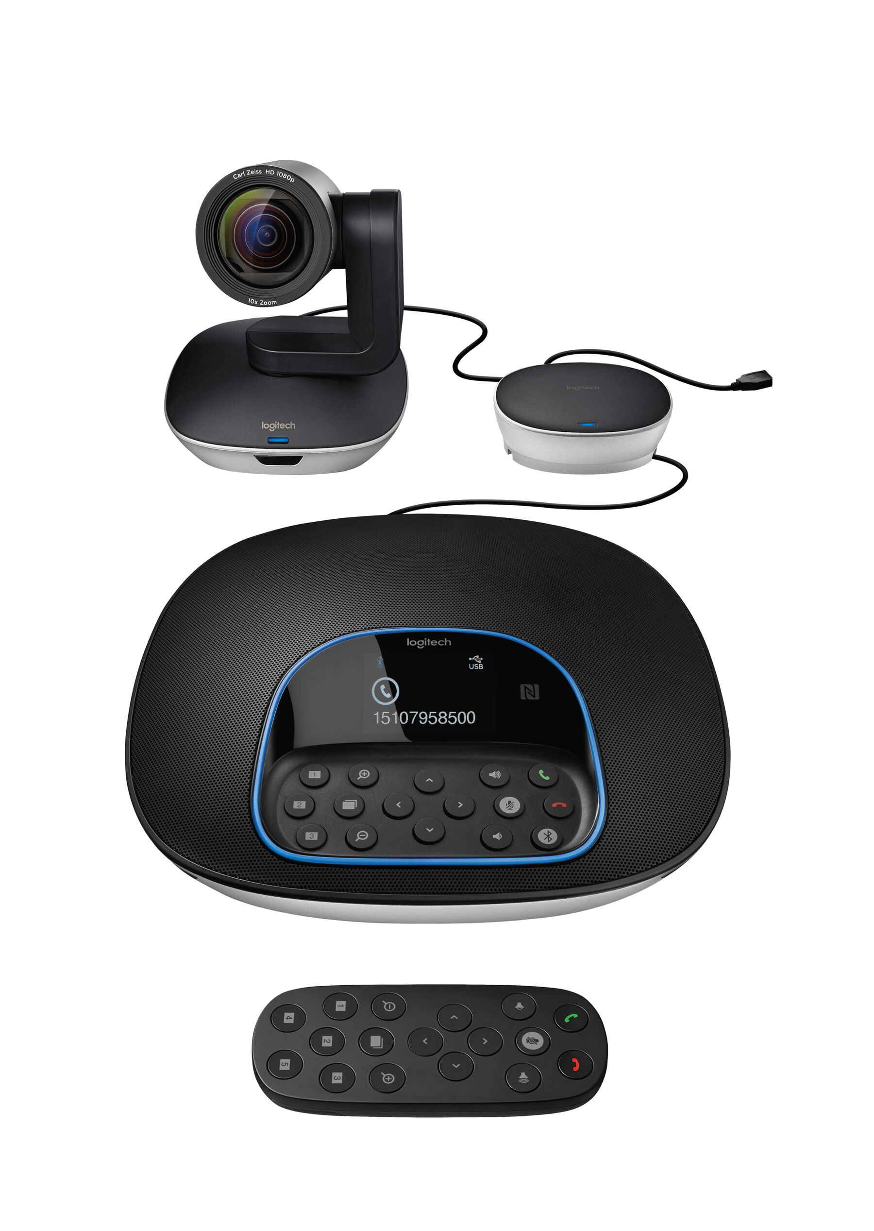 Webcam Logitech GROUP - Kit für Videokonferenzen (960-001057)