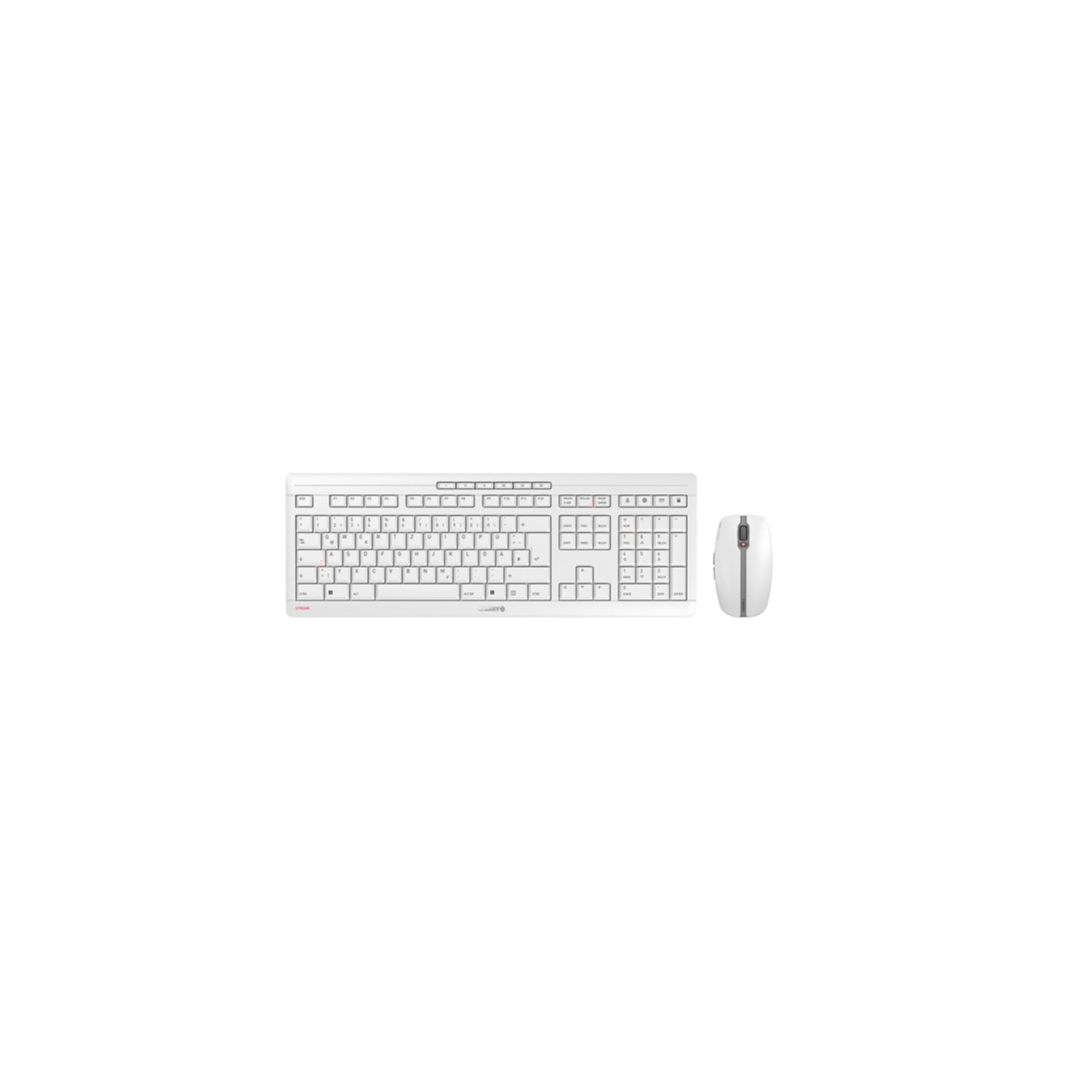 Keyboard & Mouse Cherry Wireless Combo Stream DESKTOP lightgray (DE) (JD-8500DE-0)