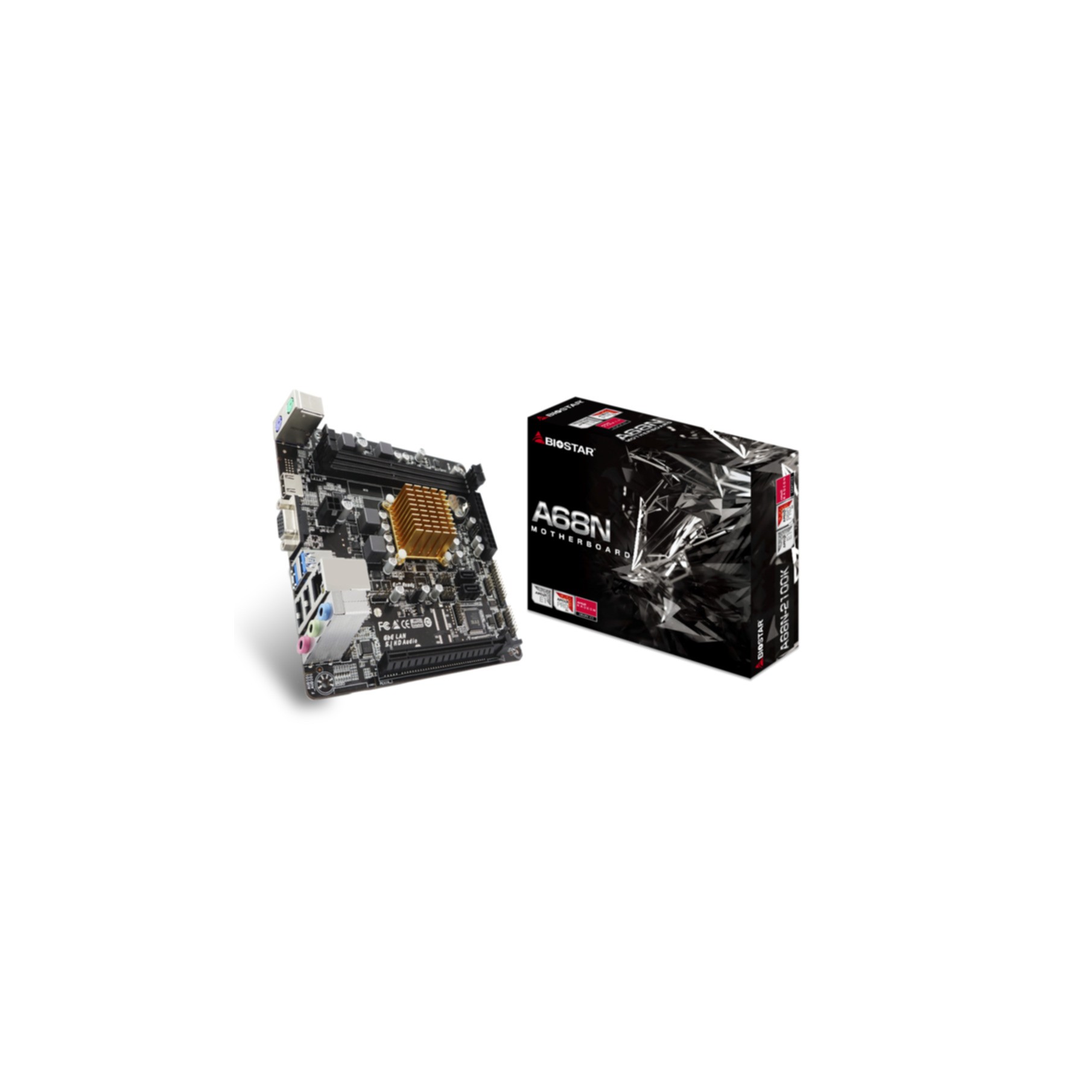 Biostar A68N-2100K (Onboard CPU) (D)